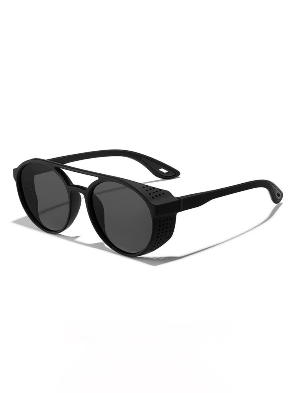 Black Sunglasses with Side Shield Protection - Unbranded